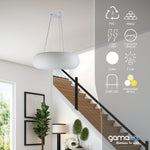 Lámpara De Techo Led con 3 Niveles de Brillo Cosmos Circular Blanco