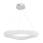 Lámpara Colgante Led con 3 Niveles De Brillo Cosmos Aro Blanco