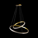 Lámpara de Techo LED con 3 Niveles de Brillo Cosmos Doble Anillo-Diamante