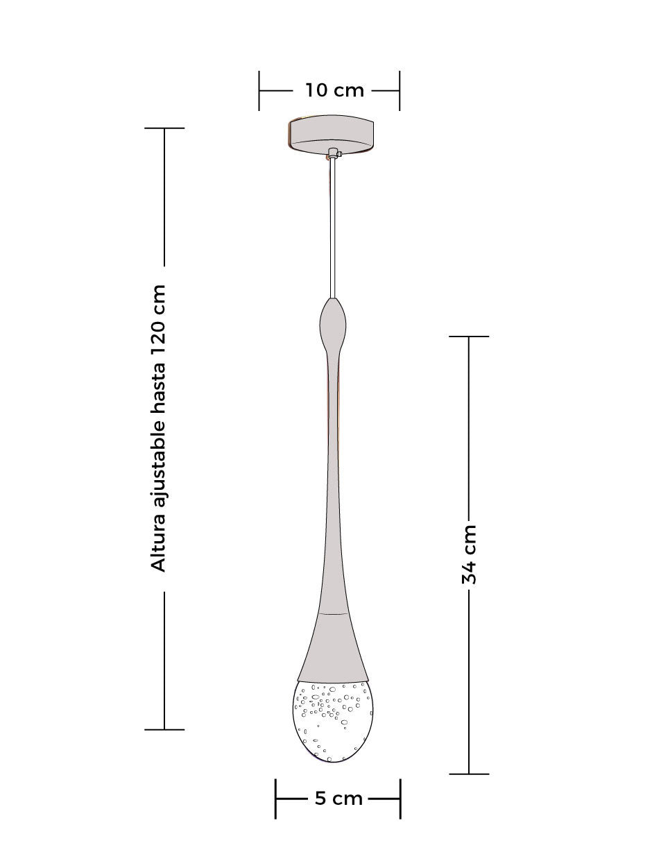 Lámpara de Techo LED con 3 Niveles de Brillo Cosmos Estrella Fugaz
