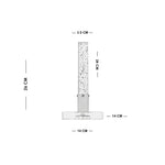 Lámpara de Mesa LMSQC200 GD