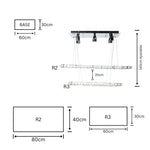 Candil Rectangular Venus R23/5