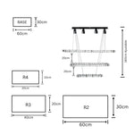 Candil Rectangular Venus R234/6