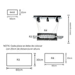 Candil Rectangular Venus R34/5