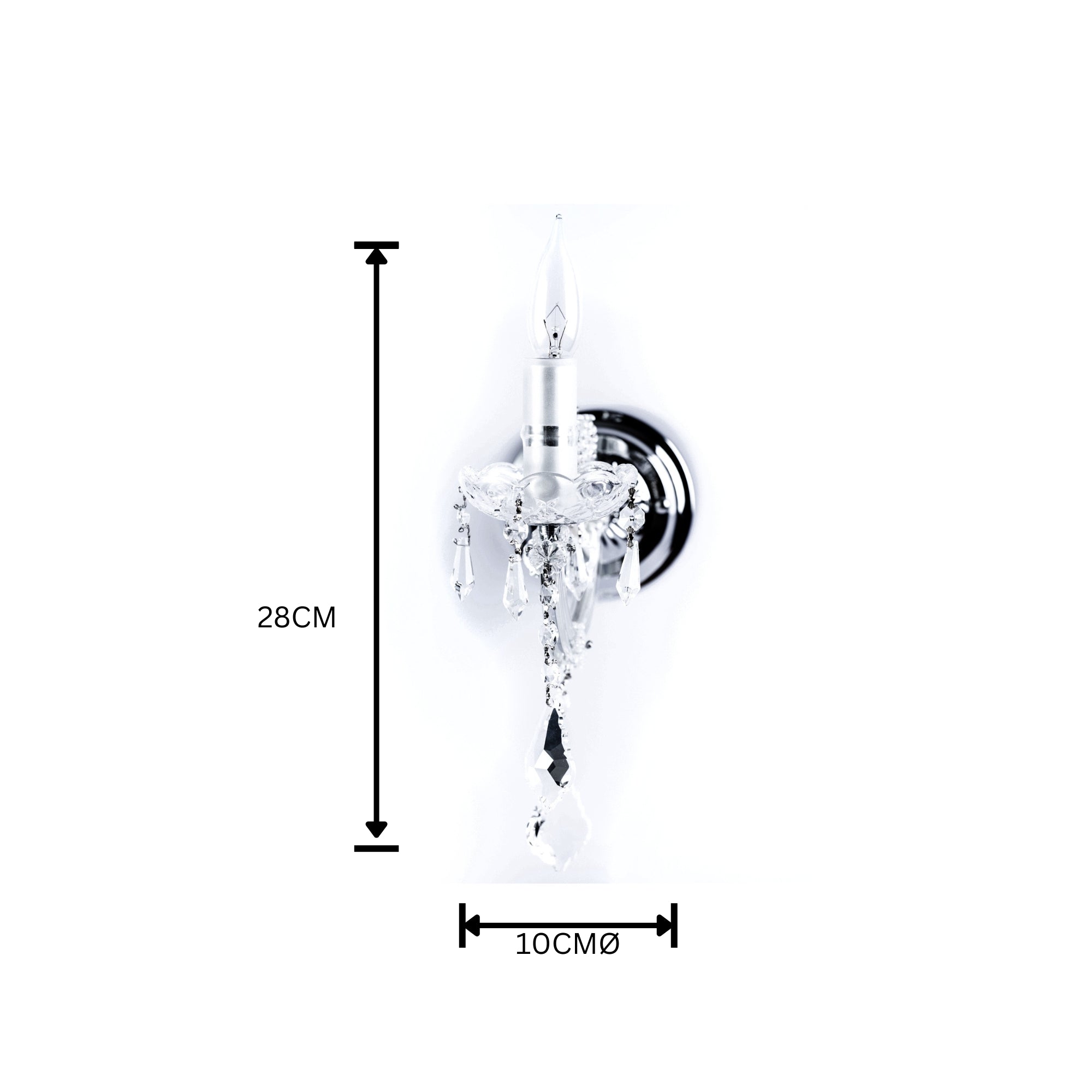 Arbotante Maria Theresa RG5006-1W Chrome