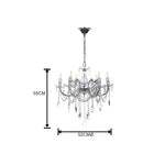 Candil Maria Theresa RG5006-6L Plateado