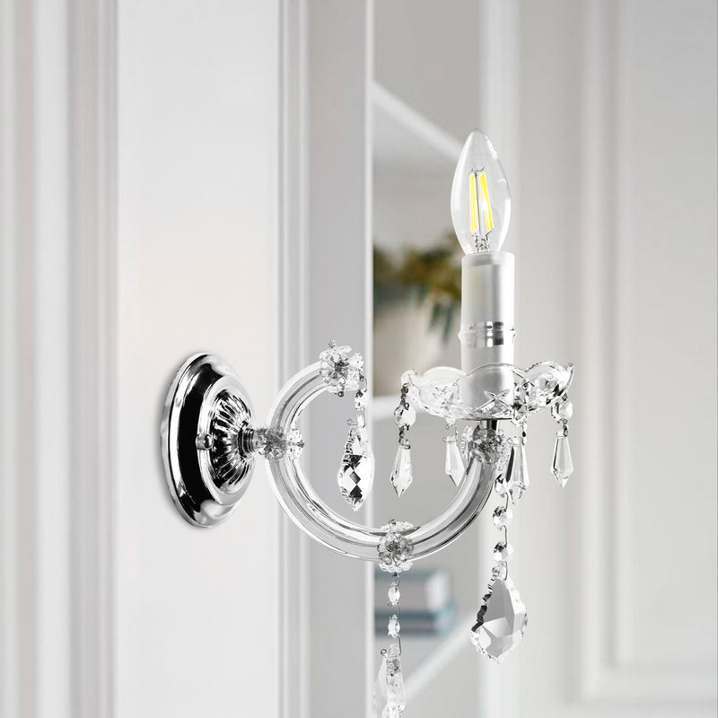 Arbotante Maria Theresa RG5006-1W Plateado