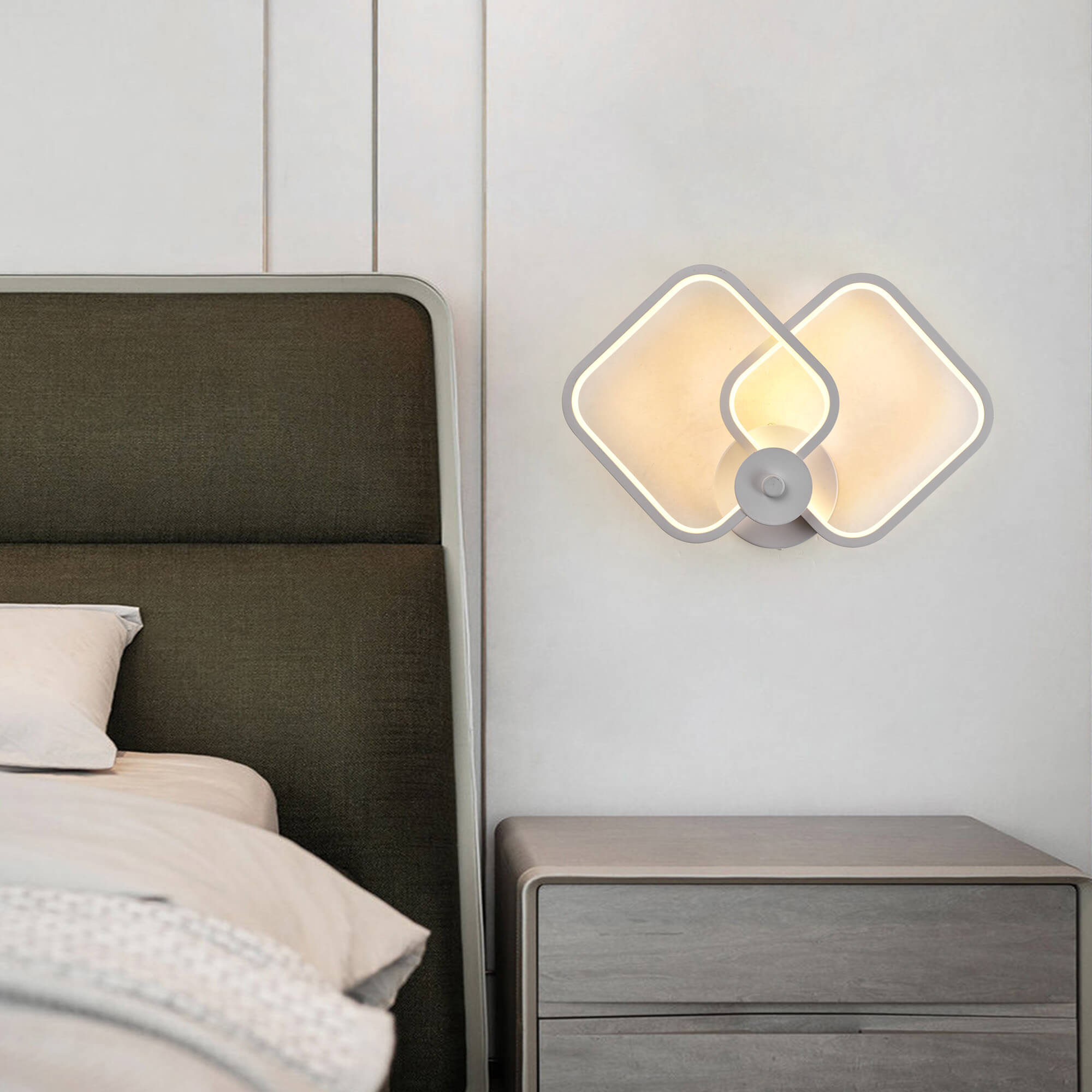 Candil Lámpara TWIN 3 Cambios de Luz CONTEMPO