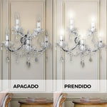 Arbotante Maria Theresa RG5006-5W Plateado