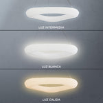 Lámpara Colgante Led con 3 Niveles De Brillo Cosmos Aro Blanco