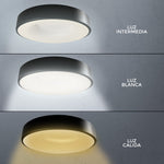 Plafón De Techo Led Con 3 Niveles De Brillo Cosmos Circular