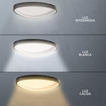 Plafón De Techo Led con 3 Niveles De Brillo Cosmos Triángulo Redondo
