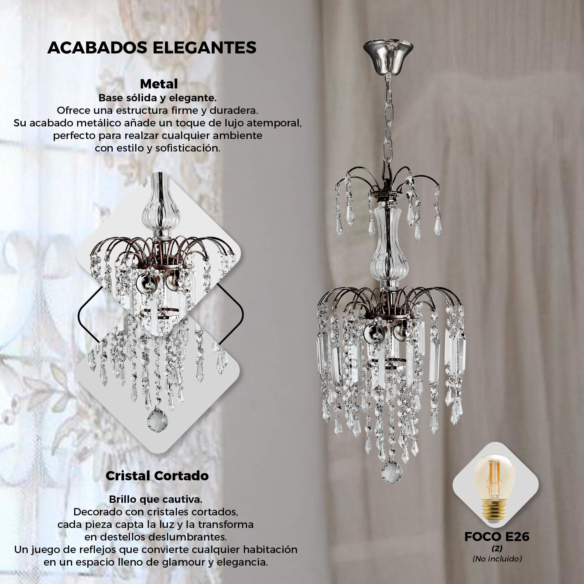 Candil Milan L-30-CH