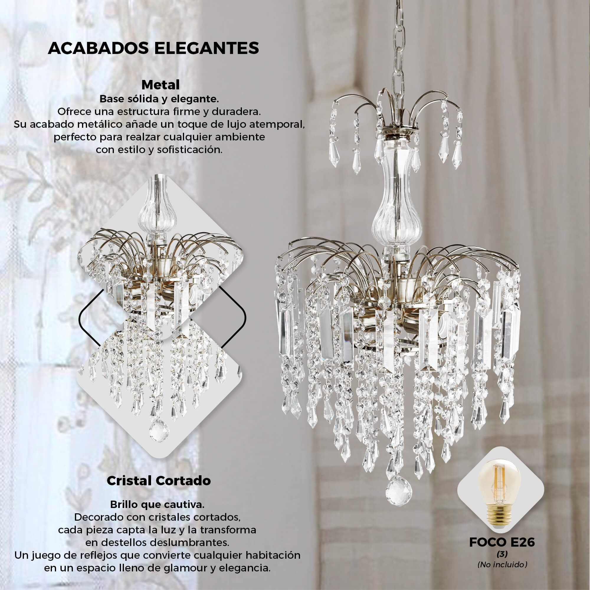 Candil Milan L-40-GD