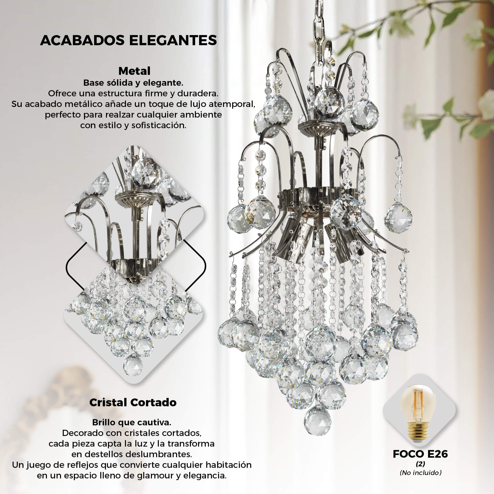 Candil Venecia PA-25-CH