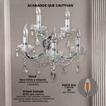 Arbotante Maria Theresa RG5006-5W Plateado