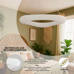 Lámpara Colgante Led con 3 Niveles De Brillo Cosmos Aro Blanco