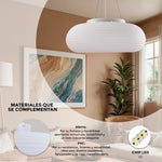 Lámpara De Techo Led con 3 Niveles de Brillo Cosmos Circular Blanco