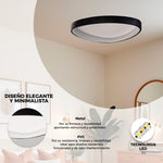 Plafón De Techo Led con 3 Niveles De Brillo Cosmos Triángulo Redondo