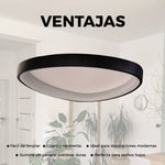 Plafón De Techo Led con 3 Niveles De Brillo Cosmos Triángulo Redondo