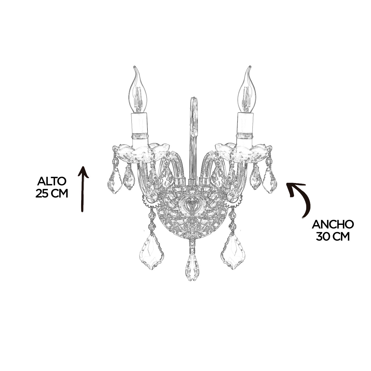 Arbotante Wall Lamp 2L